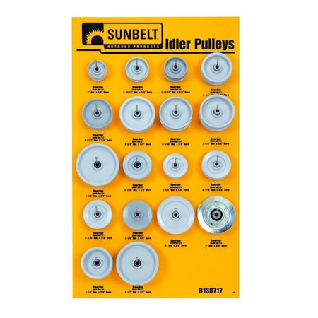 A & I Products Idler Assortment (24 pieces) 8" x12" x6" A-B1SB717